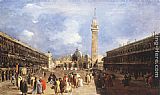 Francesco Guardi The Piazza San Marco towards the Basilica painting